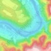 Kues topographic map, elevation, terrain