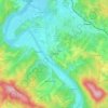 Lesko topographic map, elevation, terrain