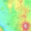San Gabriel topographic map, elevation, terrain