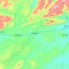 Sanharó topographic map, elevation, terrain