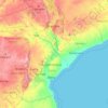 Zona Centro topographic map, elevation, terrain