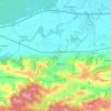 Bochnia topographic map, elevation, terrain