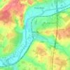 Nersac topographic map, elevation, terrain