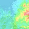 Puerto Pilón topographic map, elevation, terrain