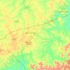 Montgomery County topographic map, elevation, terrain