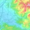 Gémenos topographic map, elevation, terrain