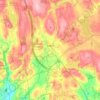 Salem topographic map, elevation, terrain