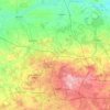 Zgierz County topographic map, elevation, terrain