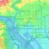 Ward 2 topographic map, elevation, terrain