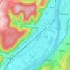 Euren topographic map, elevation, terrain