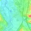 Gensingen topographic map, elevation, terrain