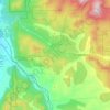 Shrewsbury topographic map, elevation, terrain