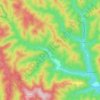 Liava Reka topographic map, elevation, terrain
