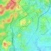 Bethania topographic map, elevation, terrain