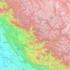 Himachal Pradesh topographic map, elevation, terrain