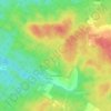 Kozia Wola topographic map, elevation, terrain