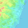 Ipojuca topographic map, elevation, terrain