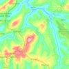 Nyamata topographic map, elevation, terrain