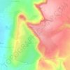 Corton Denham topographic map, elevation, terrain