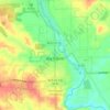 Big Rapids topographic map, elevation, terrain