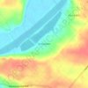 Riverglades topographic map, elevation, terrain