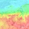 Bouzillé topographic map, elevation, terrain