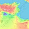 Tunisia topographic map, elevation, terrain