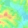 Jigani topographic map, elevation, terrain