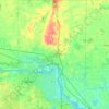 Elk River topographic map, elevation, terrain