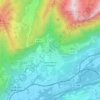 Saint-Pierre-d'Albigny topographic map, elevation, terrain