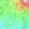 Cordillera topographic map, elevation, terrain