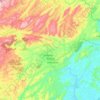 Amaraji topographic map, elevation, terrain