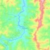 Rugendabari topographic map, elevation, terrain