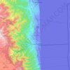 Astara District topographic map, elevation, terrain