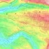 Las Mangas topographic map, elevation, terrain
