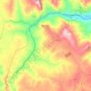Savignano Irpino topographic map, elevation, terrain