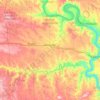 Lyman County topographic map, elevation, terrain