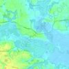 Horning topographic map, elevation, terrain