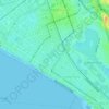 Albert Park topographic map, elevation, terrain