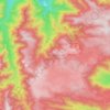 Falls Creek topographic map, elevation, terrain