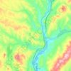 Barnet topographic map, elevation, terrain