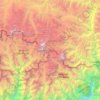 Mahalangur Himal topographic map, elevation, terrain