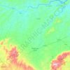 Riacho das Almas topographic map, elevation, terrain