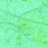 Anting topographic map, elevation, terrain