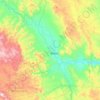 Rodeo topographic map, elevation, terrain