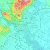 Bratislava topographic map, elevation, terrain