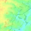 Frostenden topographic map, elevation, terrain