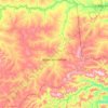 Águas Vermelhas topographic map, elevation, terrain