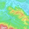 Las Delicias topographic map, elevation, terrain