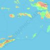Moluccas topographic map, elevation, terrain